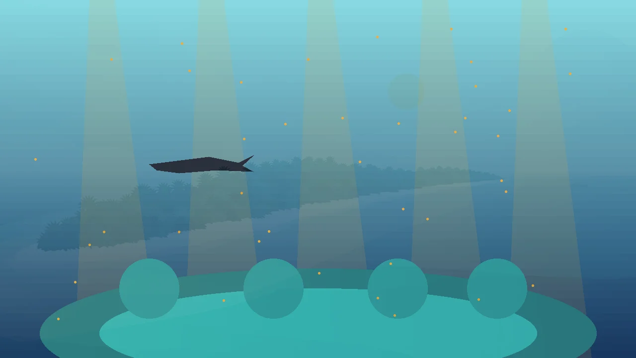Underwater diving mood with plankton sparkles in AVI palette